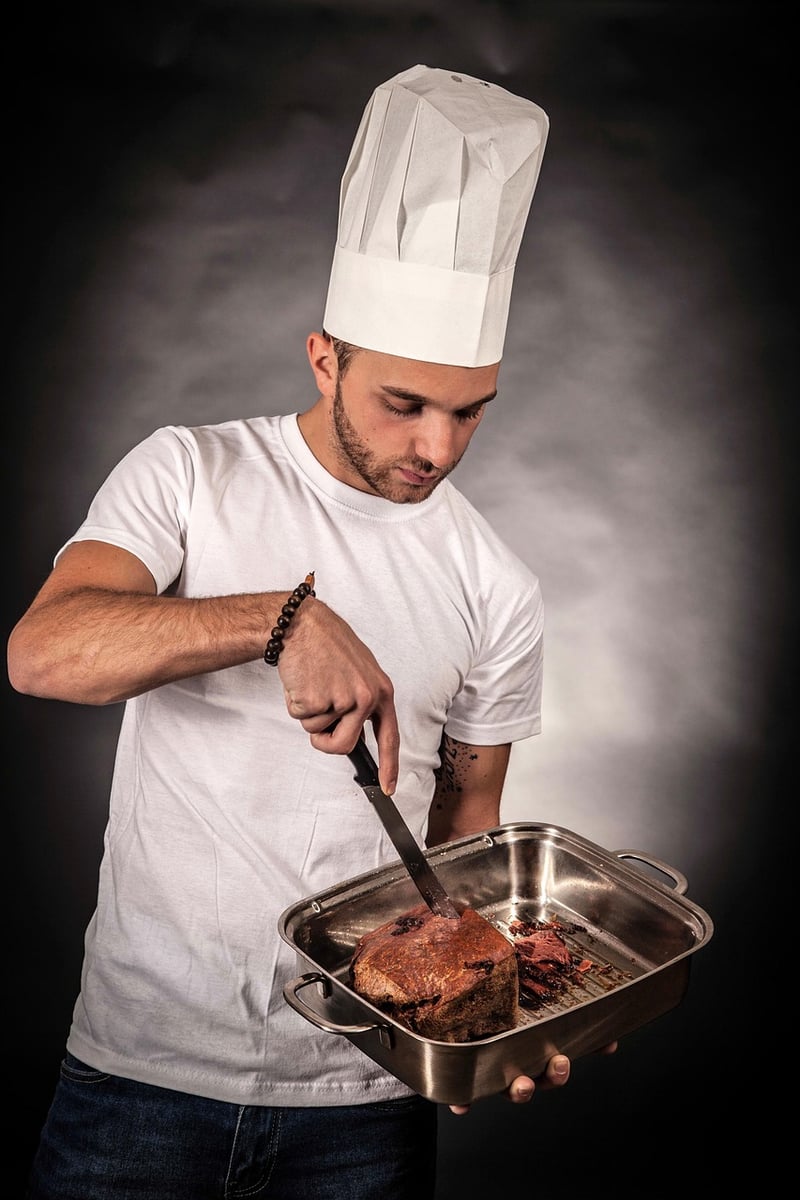 Chef preparing a meal